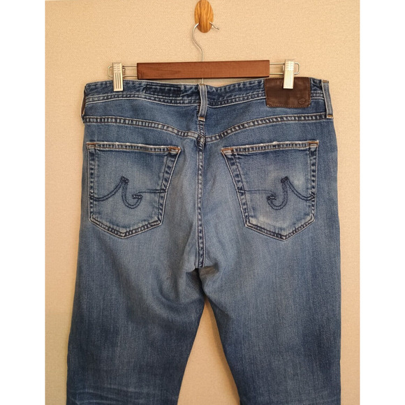 AG Adriano Goldschmied Jeans Mens 33Rx30 Blue Graduate Tailored Leg Casual Denim - Picture 11 of 16